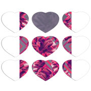 Магнитные фотопазлы Сердце 50 на 50 набор 9 штук 