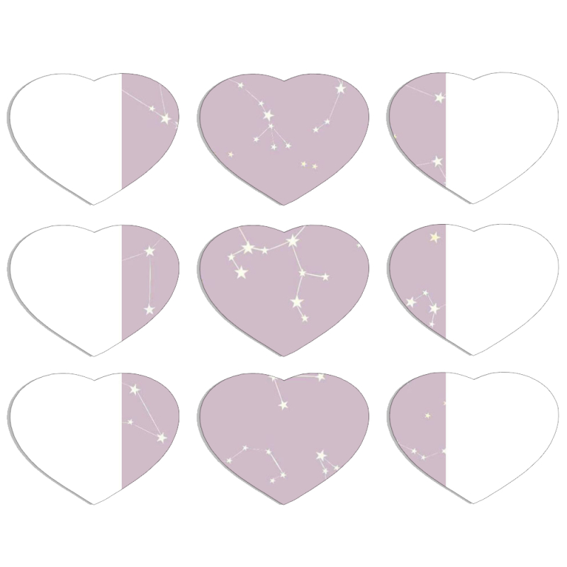 Магнитные фотопазлы Сердце 50 на 50 набор 9 штук 