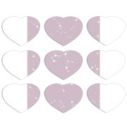 Магнитные фотопазлы Сердце 50 на 50 набор 9 штук 