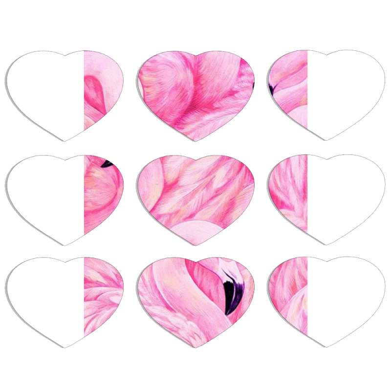 Магнитные фотопазлы Сердце 50 на 50 набор 9 штук 