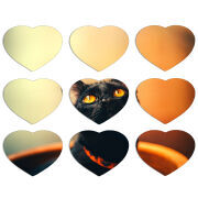 Магнитные фотопазлы Сердце 50 на 50 набор 9 штук 