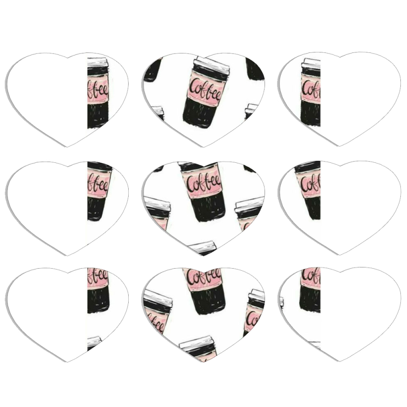 Магнитные фотопазлы Сердце 50 на 50 набор 9 штук 