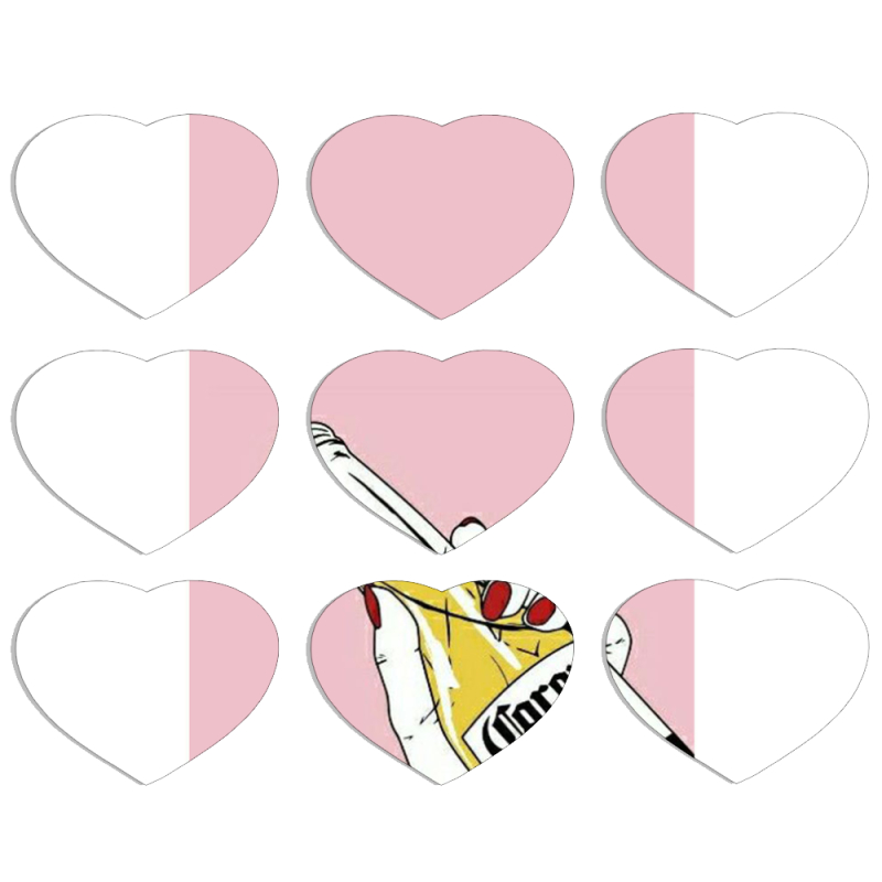 Магнитные фотопазлы Сердце 50 на 50 набор 9 штук 