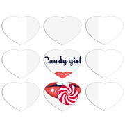 Магнитные фотопазлы Сердце 50 на 50 набор 9 штук 