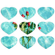 Магнитные фотопазлы Сердце 50 на 50 набор 9 штук 