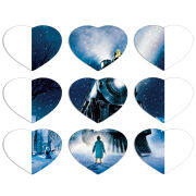 Магнитные фотопазлы Сердце 50 на 50 набор 9 штук 