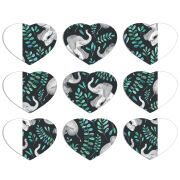 Магнитные фотопазлы Сердце 50 на 50 набор 9 штук 