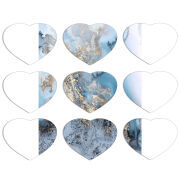 Магнитные фотопазлы Сердце 50 на 50 набор 9 штук 