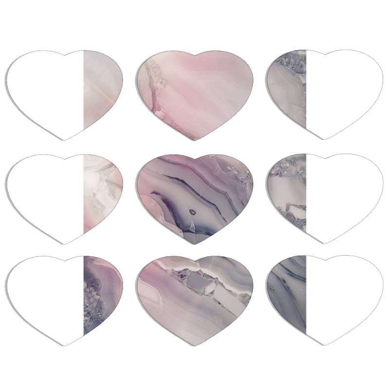 Магнитные фотопазлы Сердце 50 на 50 набор 9 штук 