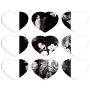 Магнитные фотопазлы Сердце 50 на 50 набор 9 штук 