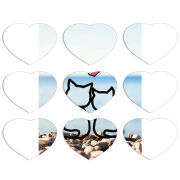 Магнитные фотопазлы Сердце 50 на 50 набор 9 штук 