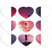 Магнитные фотопазлы Сердце 50 на 50 набор 9 штук 