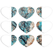 Магнитные фотопазлы Сердце 50 на 50 набор 9 штук 