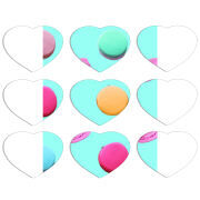 Магнитные фотопазлы Сердце 50 на 50 набор 9 штук 