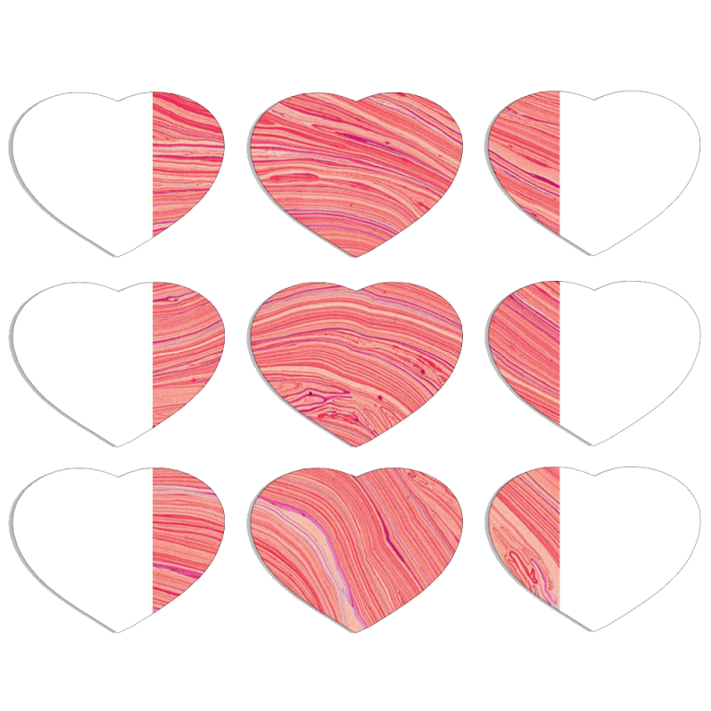 Магнитные фотопазлы Сердце 50 на 50 набор 9 штук 