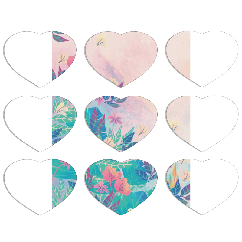 Магнитные фотопазлы Сердце 50 на 50 набор 9 штук 