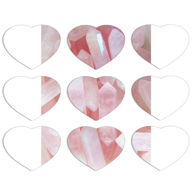 Магнитные фотопазлы Сердце 50 на 50 набор 9 штук 