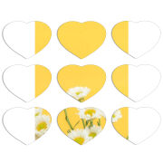 Магнитные фотопазлы Сердце 50 на 50 набор 9 штук 