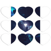 Магнитные фотопазлы Сердце 50 на 50 набор 9 штук 