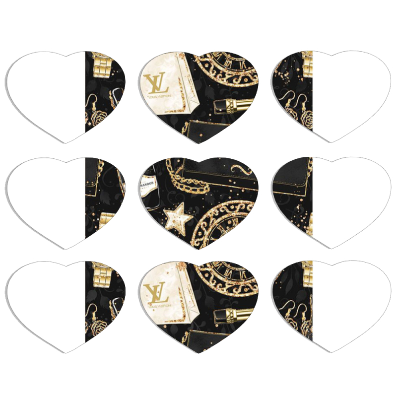 Магнитные фотопазлы Сердце 50 на 50 набор 9 штук 