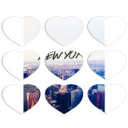 Магнитные фотопазлы Сердце 50 на 50 набор 9 штук 