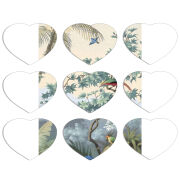 Магнитные фотопазлы Сердце 50 на 50 набор 9 штук 