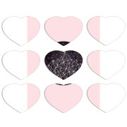 Магнитные фотопазлы Сердце 50 на 50 набор 9 штук 