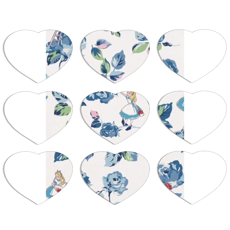 Магнитные фотопазлы Сердце 50 на 50 набор 9 штук 