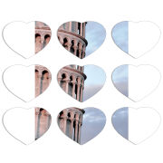 Магнитные фотопазлы Сердце 50 на 50 набор 9 штук 