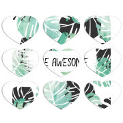 Магнитные фотопазлы Сердце 50 на 50 набор 9 штук 