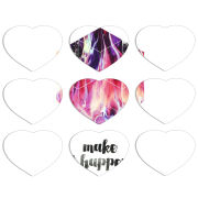 Магнитные фотопазлы Сердце 50 на 50 набор 9 штук 