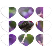 Магнитные фотопазлы Сердце 50 на 50 набор 9 штук 