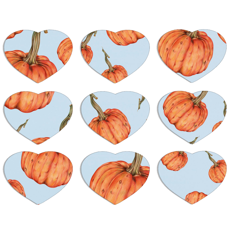 Магнитные фотопазлы Сердце 50 на 50 набор 9 штук 