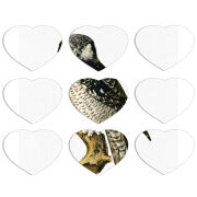 Магнитные фотопазлы Сердце 50 на 50 набор 9 штук 