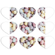 Магнитные фотопазлы Сердце 50 на 50 набор 9 штук 