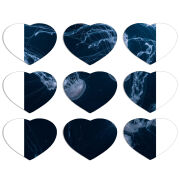 Магнитные фотопазлы Сердце 50 на 50 набор 9 штук 