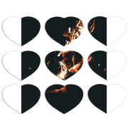 Магнитные фотопазлы Сердце 50 на 50 набор 9 штук 
