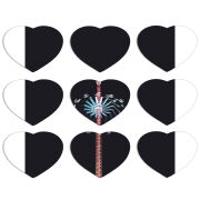 Магнитные фотопазлы Сердце 50 на 50 набор 9 штук 