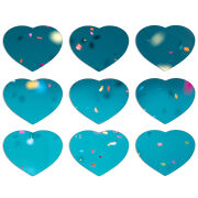 Магнитные фотопазлы Сердце 50 на 50 набор 9 штук 