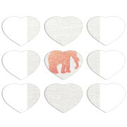 Магнитные фотопазлы Сердце 50 на 50 набор 9 штук 