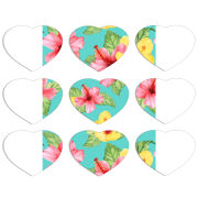 Магнитные фотопазлы Сердце 50 на 50 набор 9 штук 