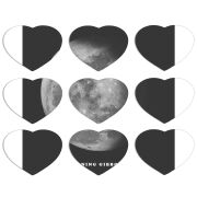 Магнитные фотопазлы Сердце 50 на 50 набор 9 штук 