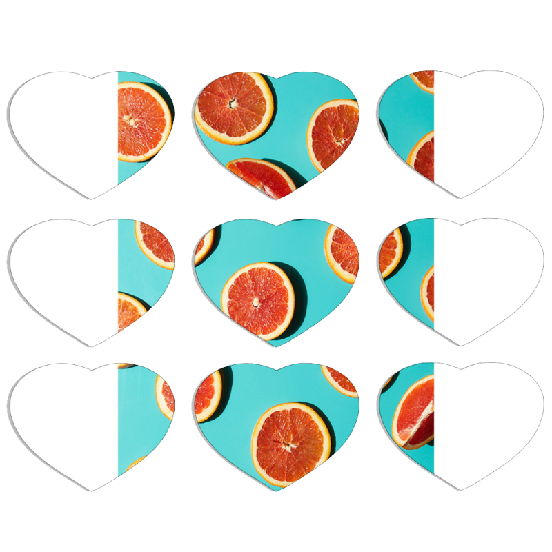 Магнитные фотопазлы Сердце 50 на 50 набор 9 штук 