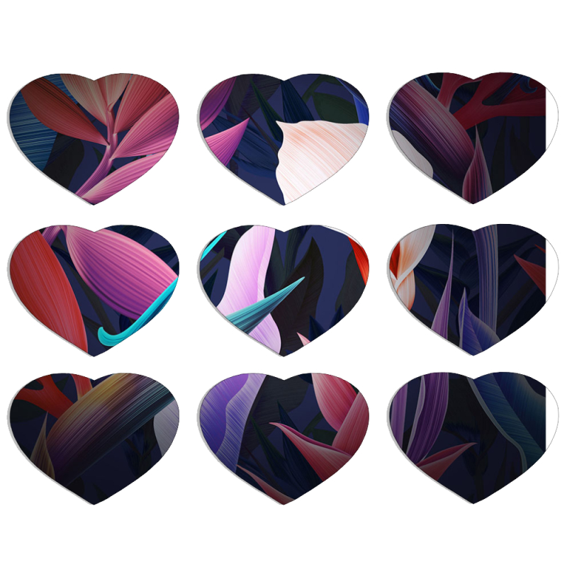 Магнитные фотопазлы Сердце 50 на 50 набор 9 штук 