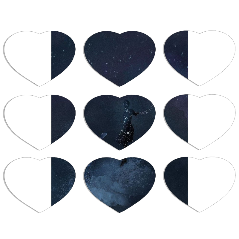 Магнитные фотопазлы Сердце 50 на 50 набор 9 штук 