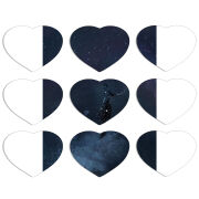 Магнитные фотопазлы Сердце 50 на 50 набор 9 штук 