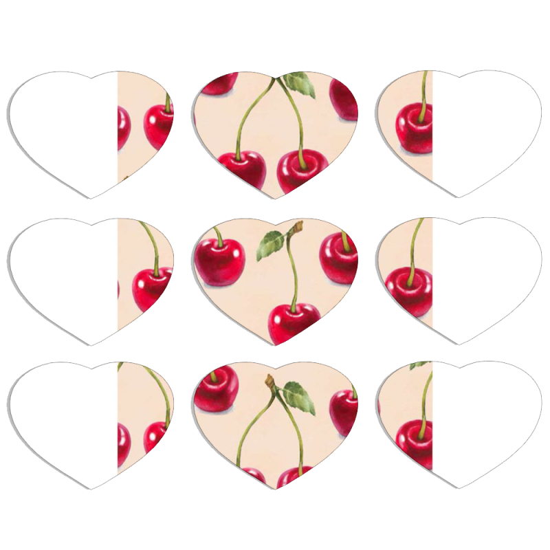 Магнитные фотопазлы Сердце 50 на 50 набор 9 штук 