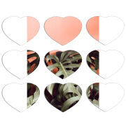 Магнитные фотопазлы Сердце 50 на 50 набор 9 штук 
