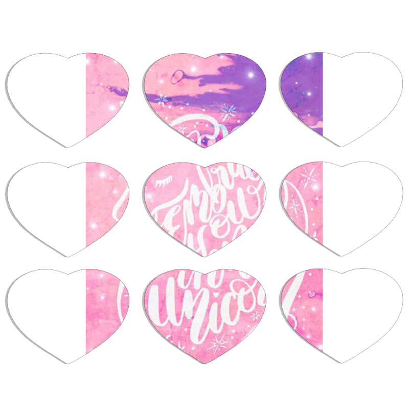 Магнитные фотопазлы Сердце 50 на 50 набор 9 штук 