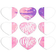 Магнитные фотопазлы Сердце 50 на 50 набор 9 штук 